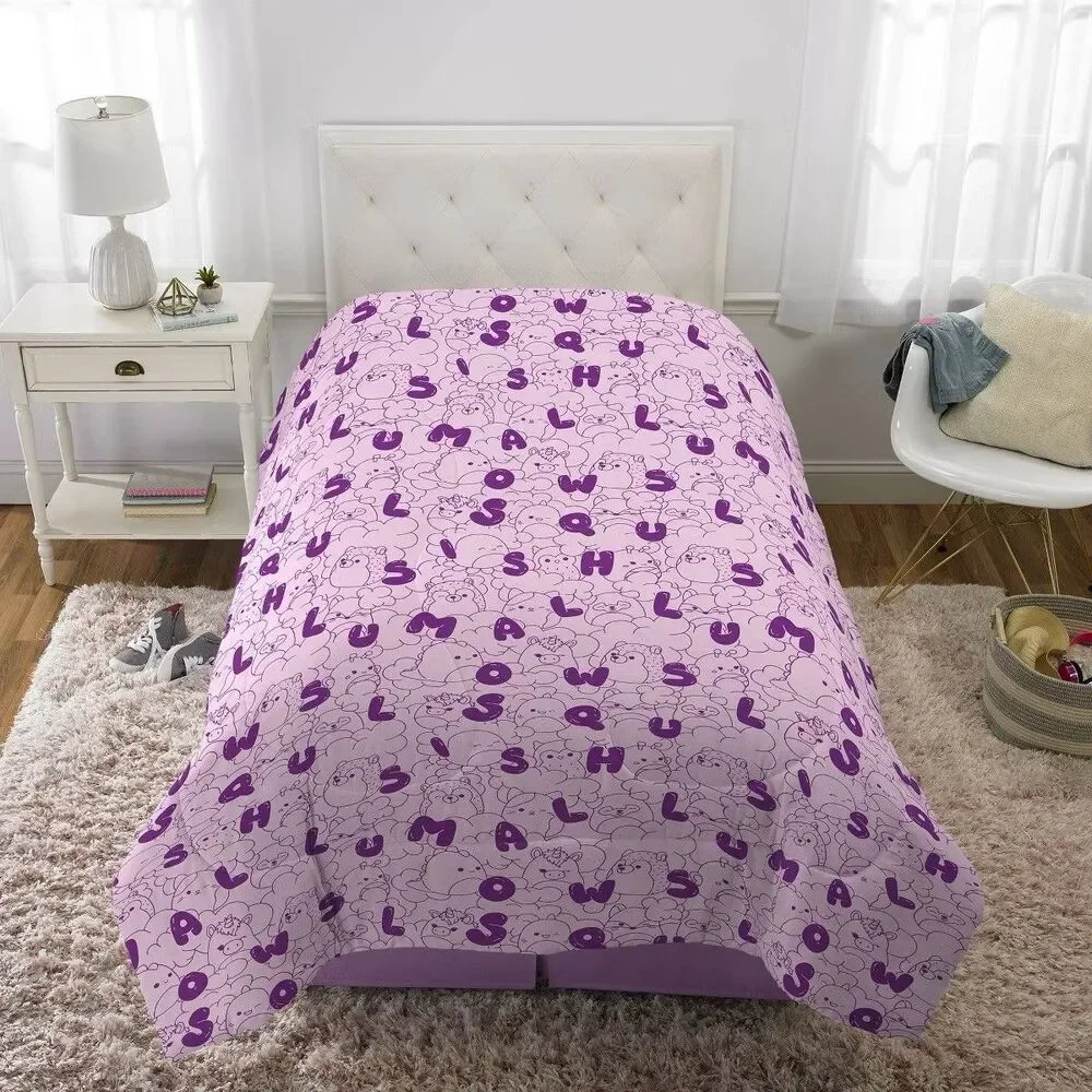 Squishmallows Twin Reversible Kids Comforter Plush Blanket NEW